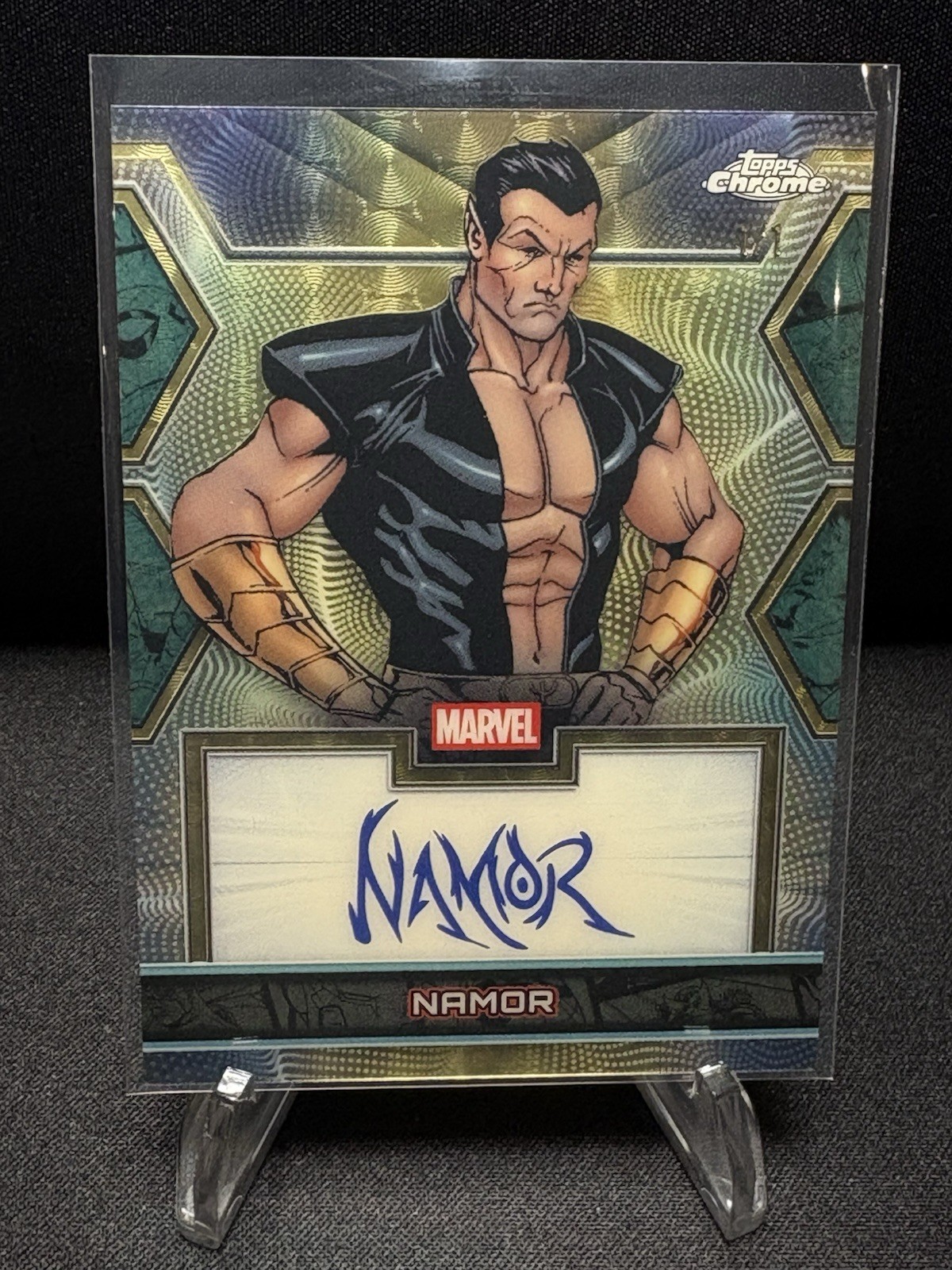 2026 Topps Chrome Marvel Namor Facsimile Auto 1/1 Superfractor #MF-NA