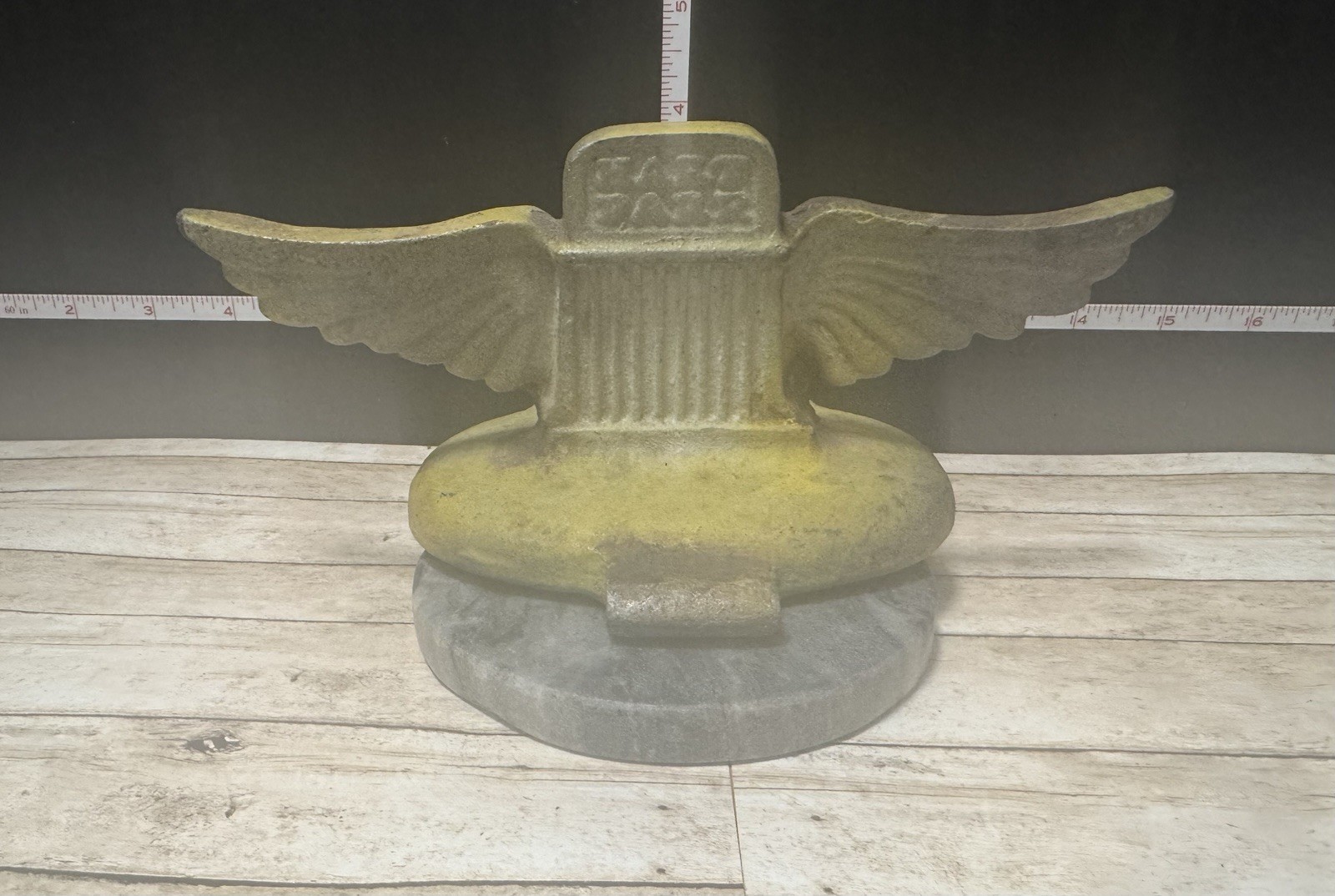 Vintage 1920s Hart-Parr Oliver Tractor Radiator Winged Emblem Ornament Cast Iron