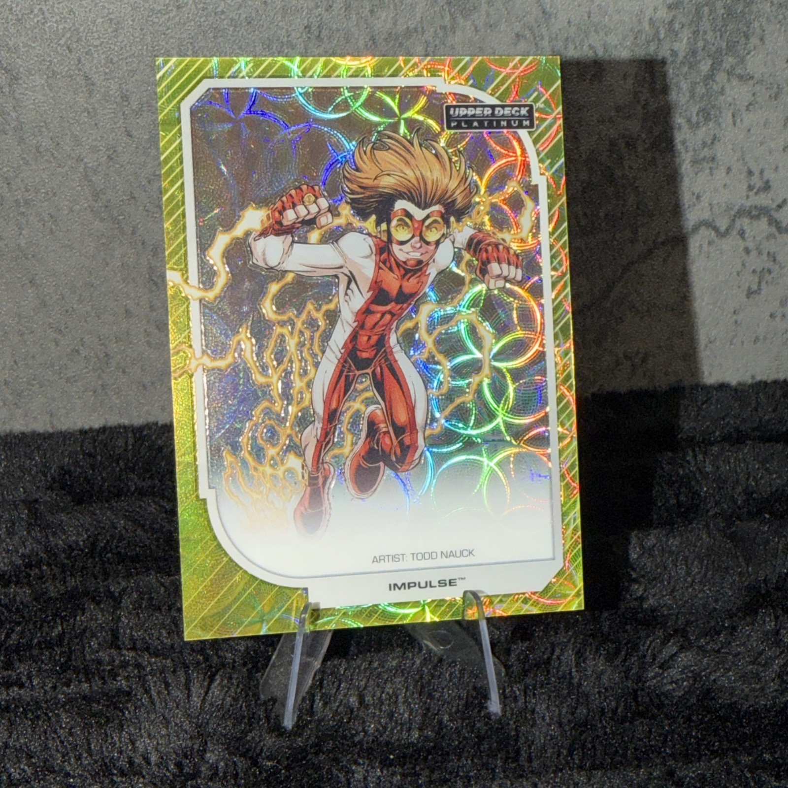 Impulse 2026 Upper Deck Platinum DC Yellow Spotlight /399 #55