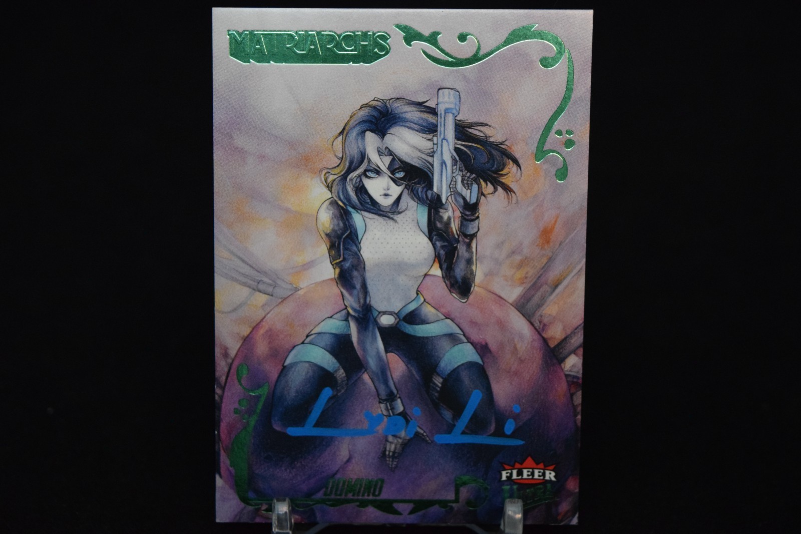 2024 Fleer Ultra: Matriarchs of Marvel Domino Green Auto 75/80