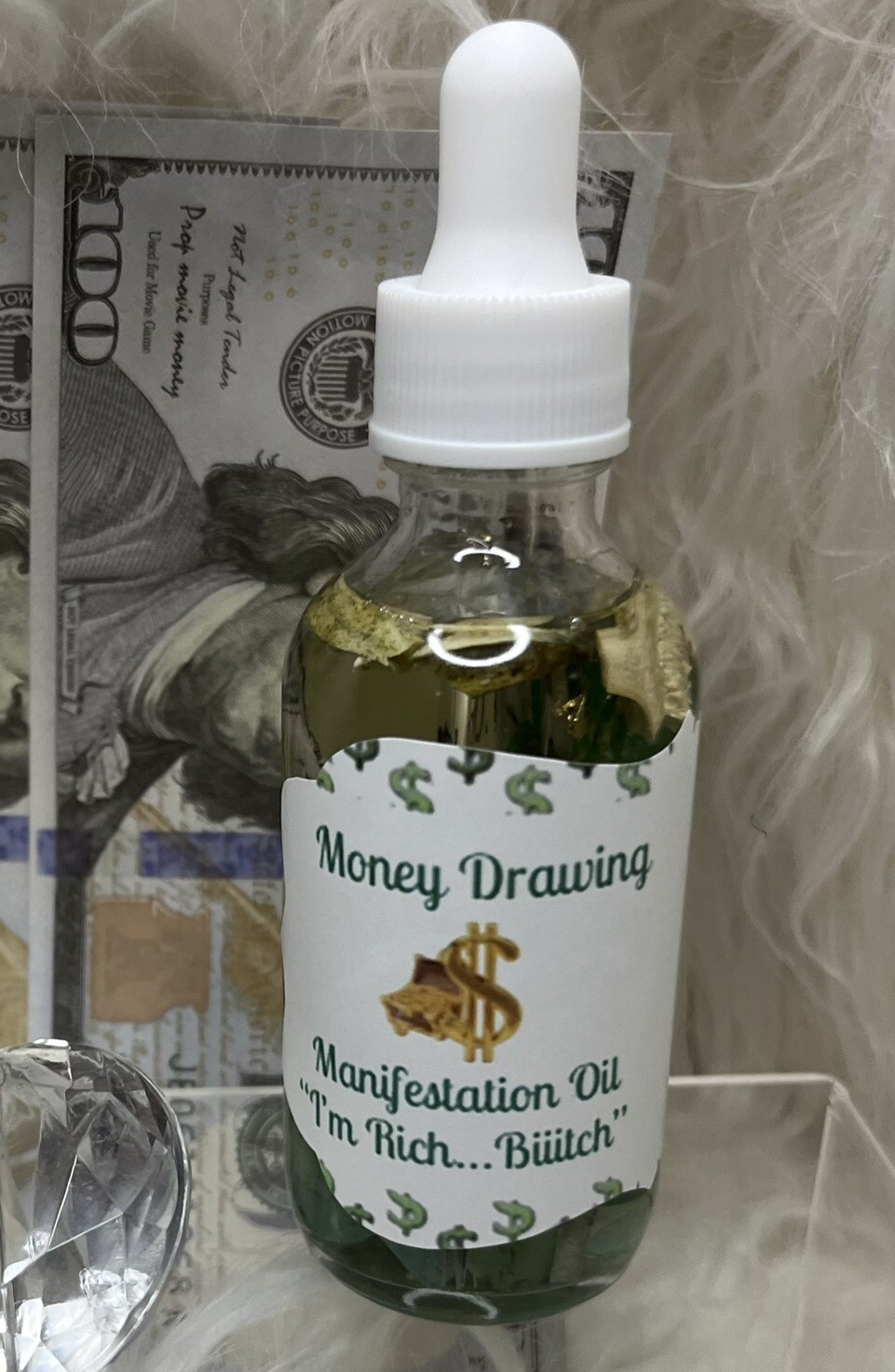 ✨”I’M IN THE MONEY”✨•Money Drawing•Conjure Ritual Spell Oil•RICH•WEALTH•Voodoo