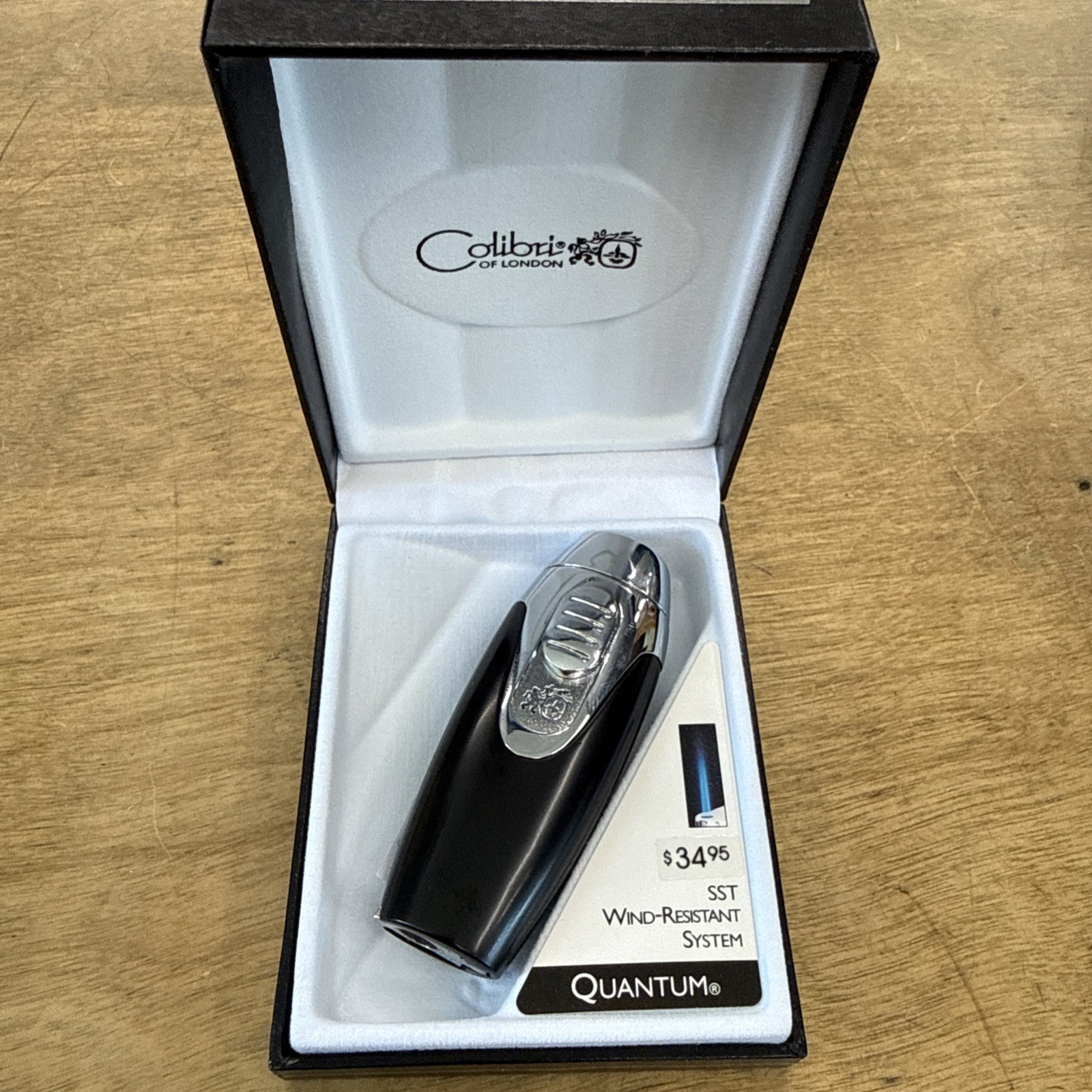Colibri of London Torch Lighter New Old Stock TESTED Working