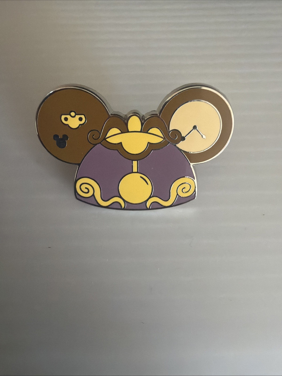 2024 Disney Ear Hats Ears Hat Beauty & The Beast Cogsworth Hidden Mickey Pin