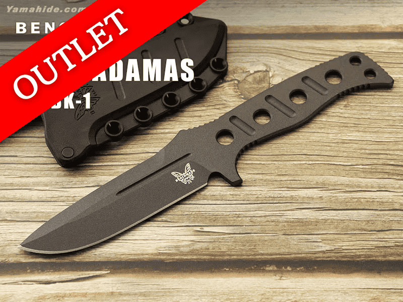 Outlet 5% OFF Benchmade 375BK-1 Fixed Adamas Black Sheath Knife