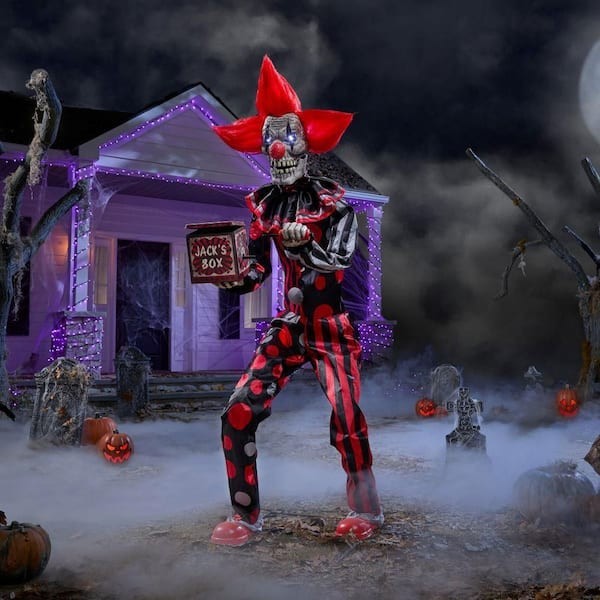 Home Accents 6 FT Animated LED Checkmate Chuckles Halloween 26SV25541