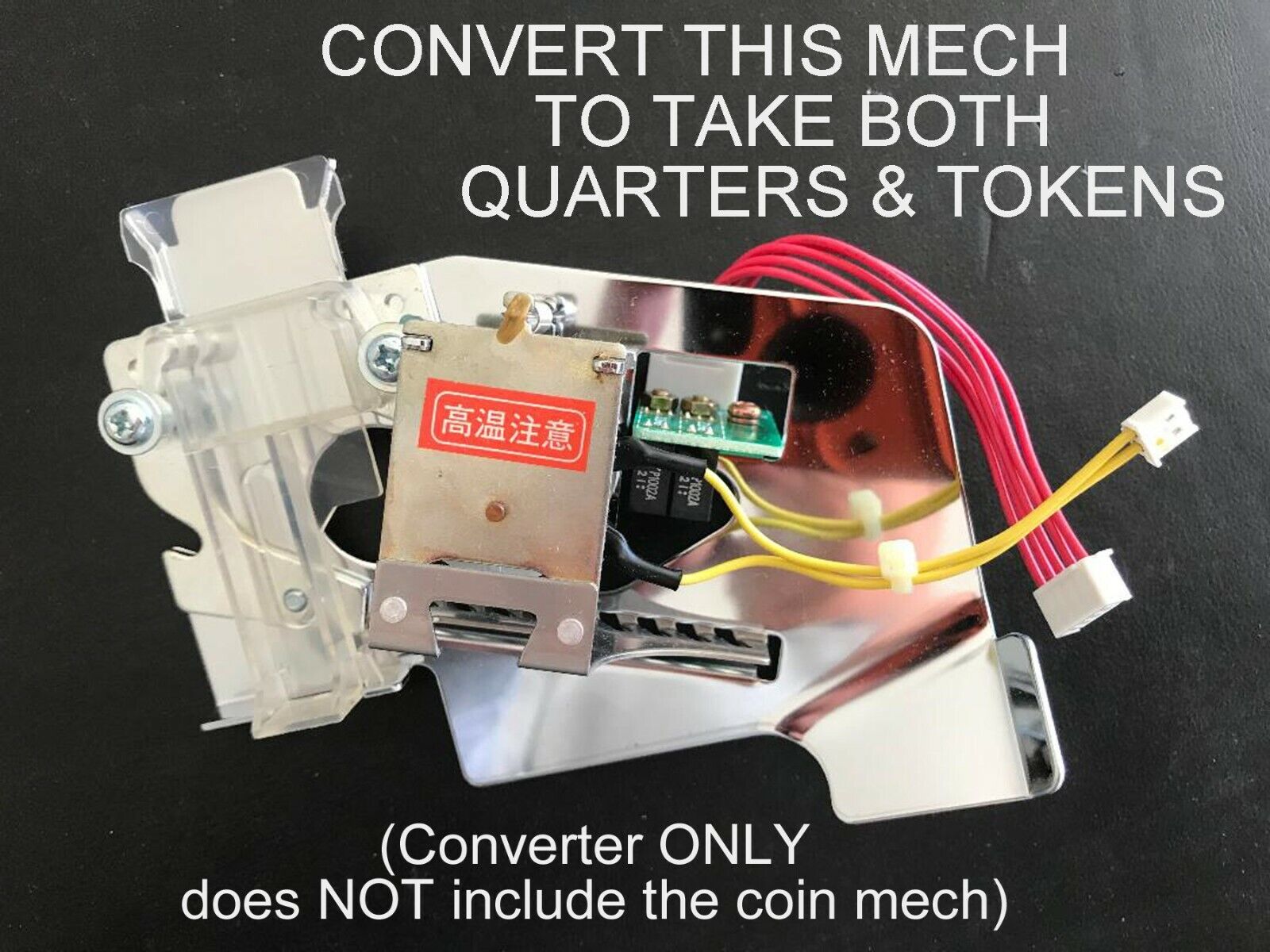 $.25 CONVERTER FOR PACHISLO SLOT MACHINES - ACCEPTS BOTH QUARTERS & TOKENS