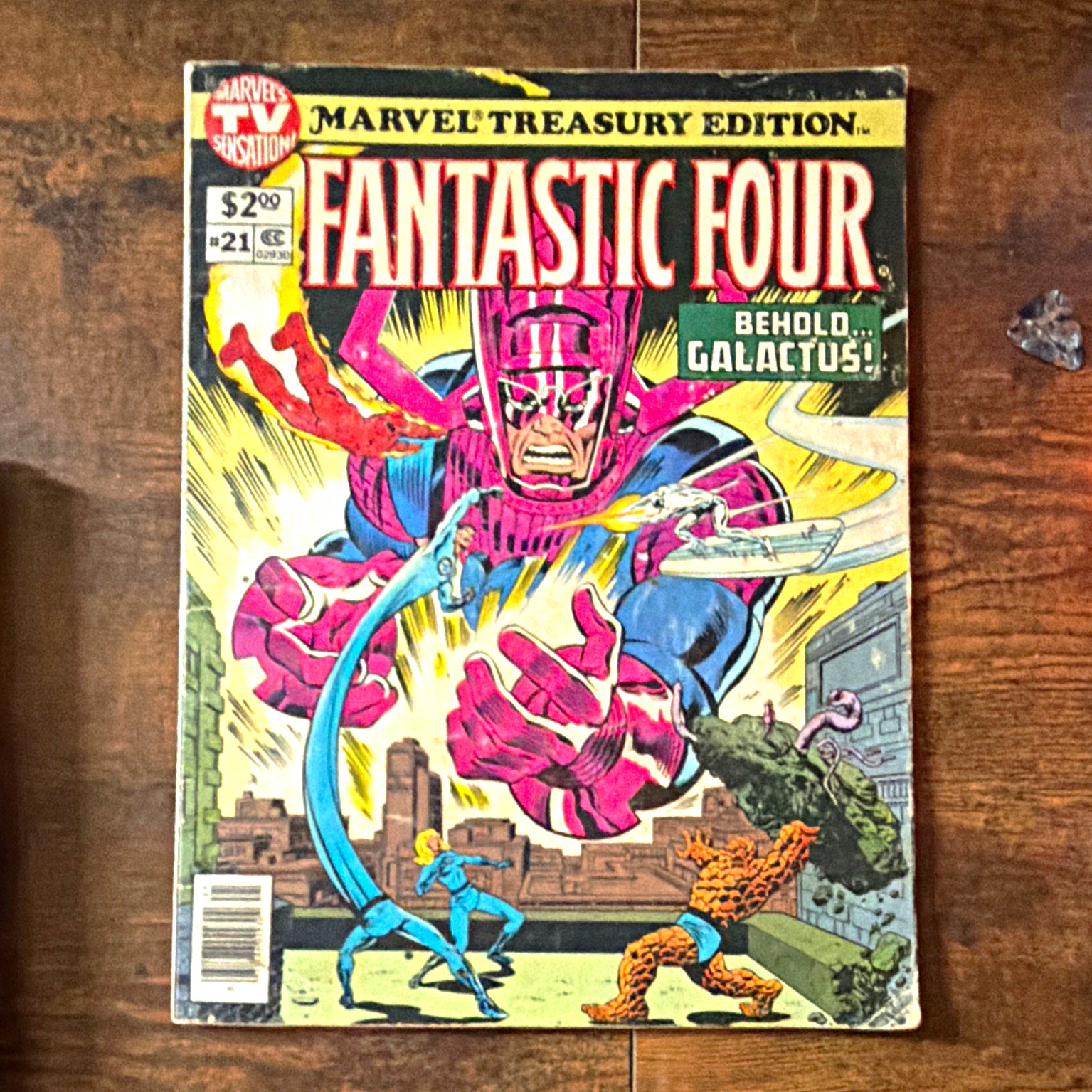 Marvel Comics Marvel Treasury Edition Fantastic Four #21 Behold Galactus