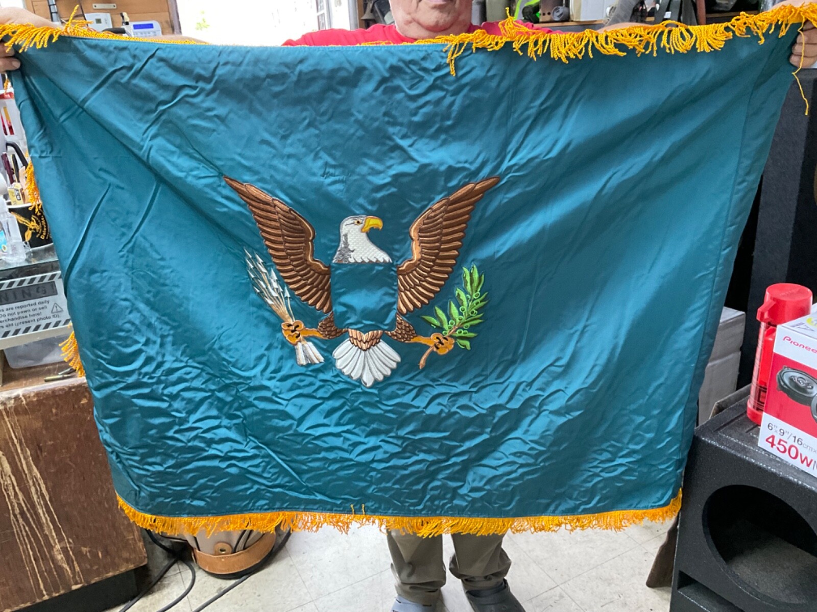 ORIGINAL 2012 Dated Organizational Flag Blank 3x4 Feet