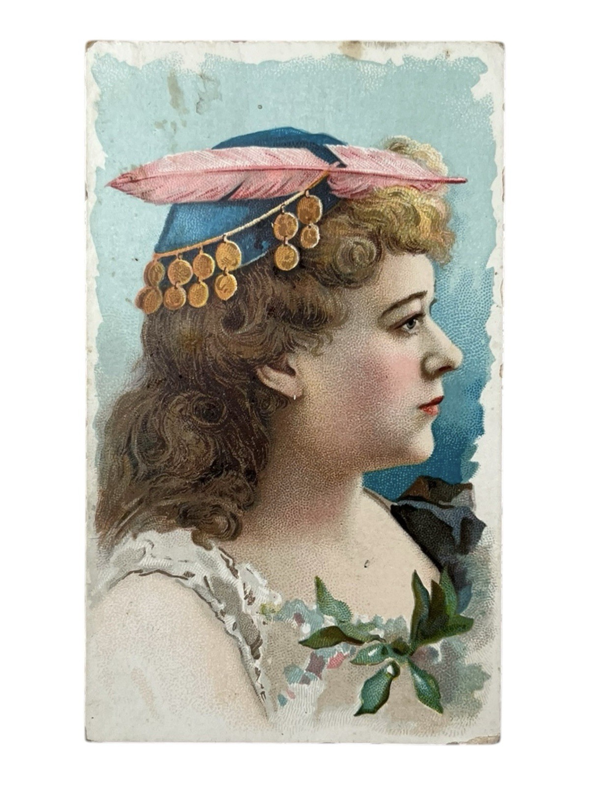 Antique N129 Stars of The Stage Duke's Honest Long Cut Tobacco Card Early Old