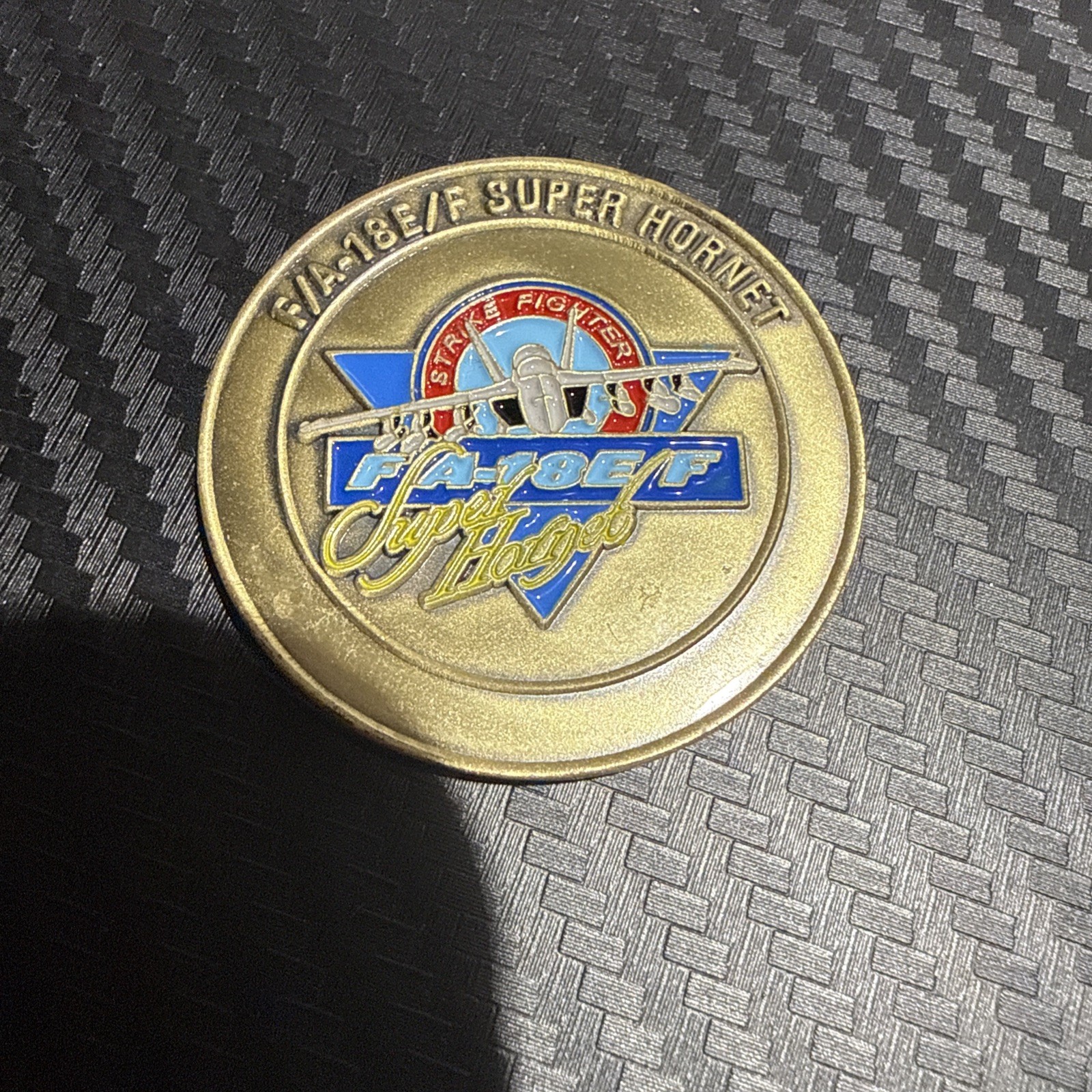 Navy F/A-18 E/F Super Hornet - Boeing 100th Delivery Challenge Coin - Rare Navy F/A-18 E/F Super Hornet - Boeing 100th Delivery Challenge Coin - Rare