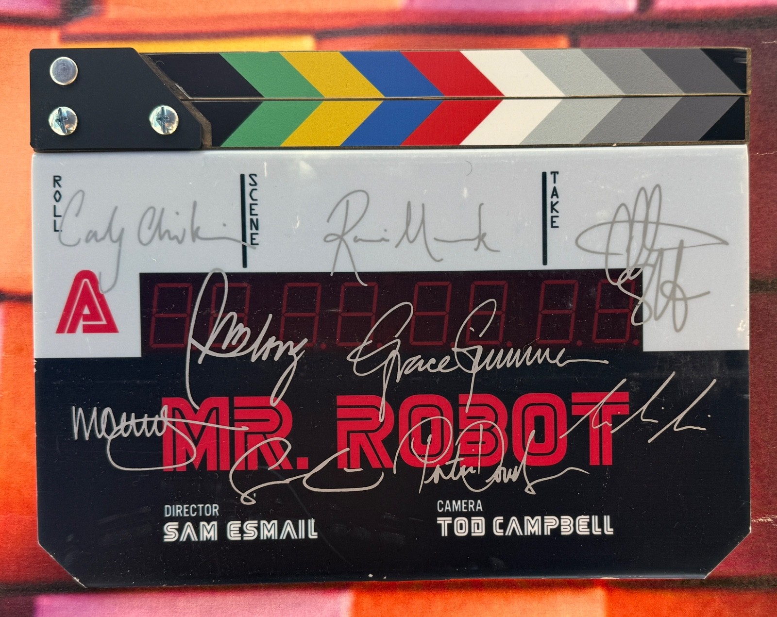 🎬 MR ROBOT Final Season Limited Edition Clapper Slate #33/200 Rami Malek RARE