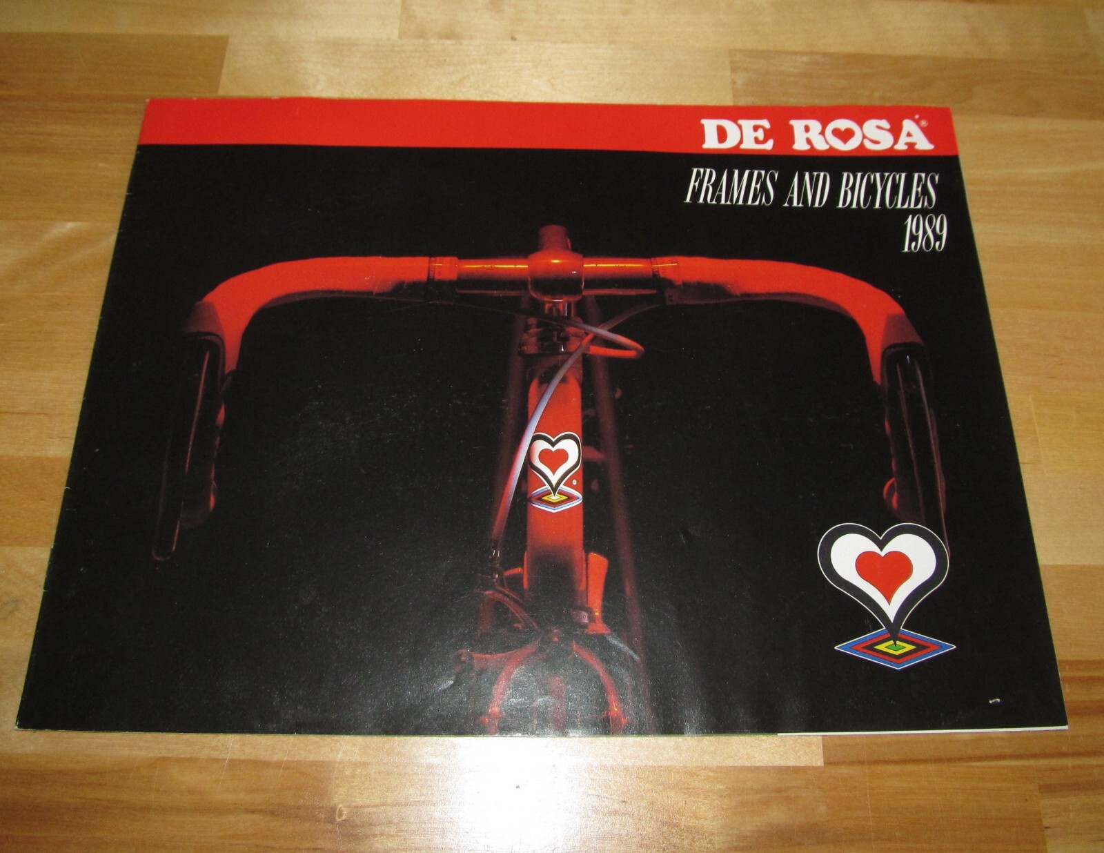 1989 De Rosa Frames and Bicycle Catalog Brochure 35th Anniversario