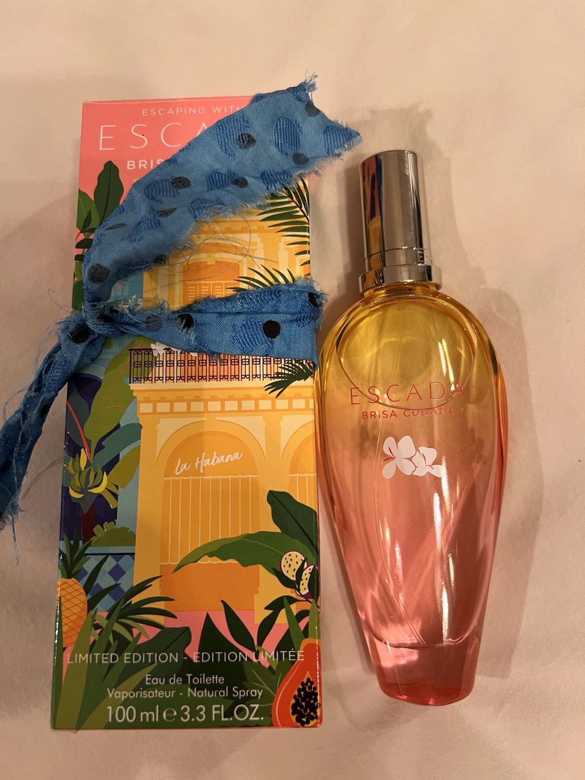 Escada Brisa Cubana Limited Edition Escada EDT Spray 3.3oz 100ml NEW- With Box