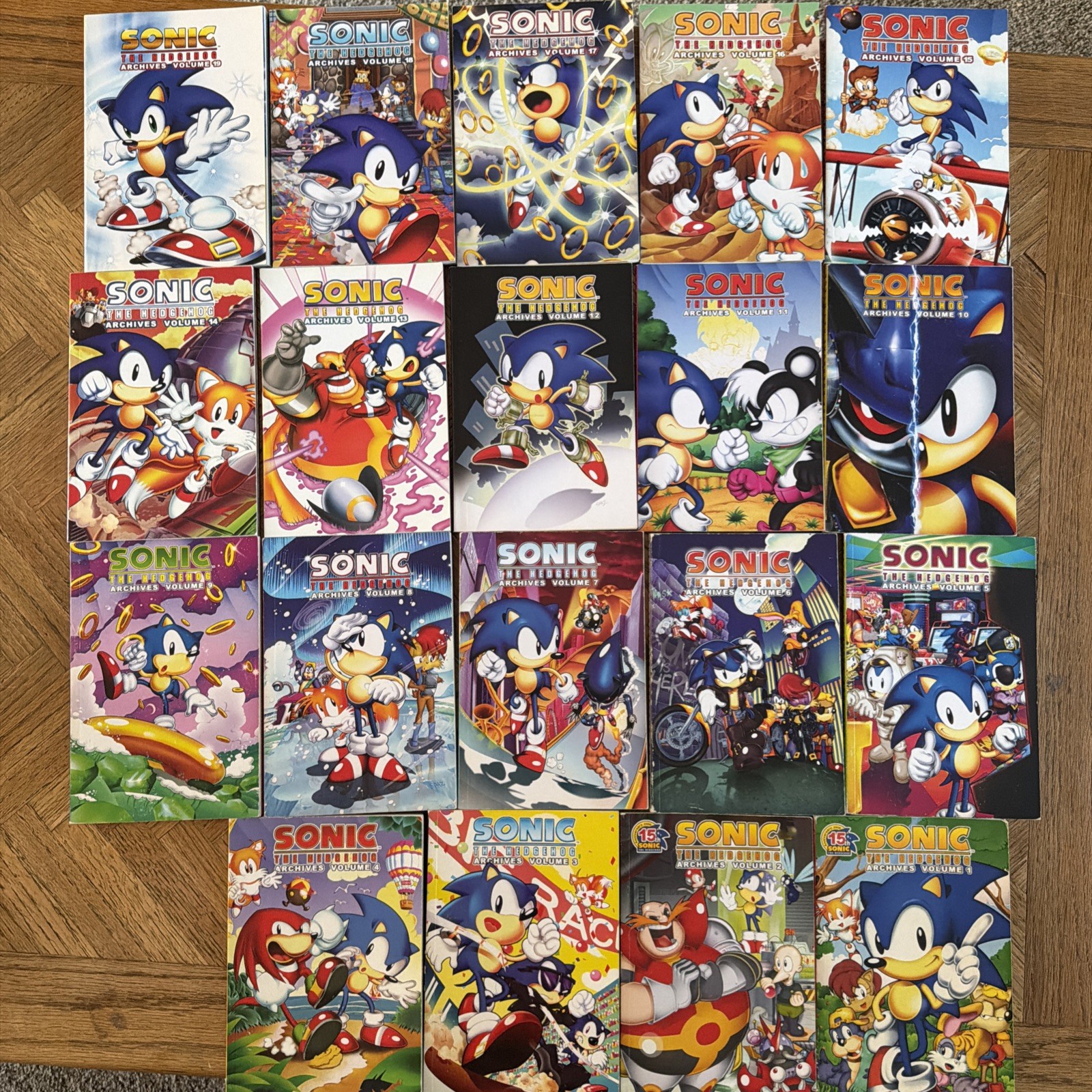 “Sonic The Hedgehog: Archives” Lot Volumes 1-19 FANTASTIC