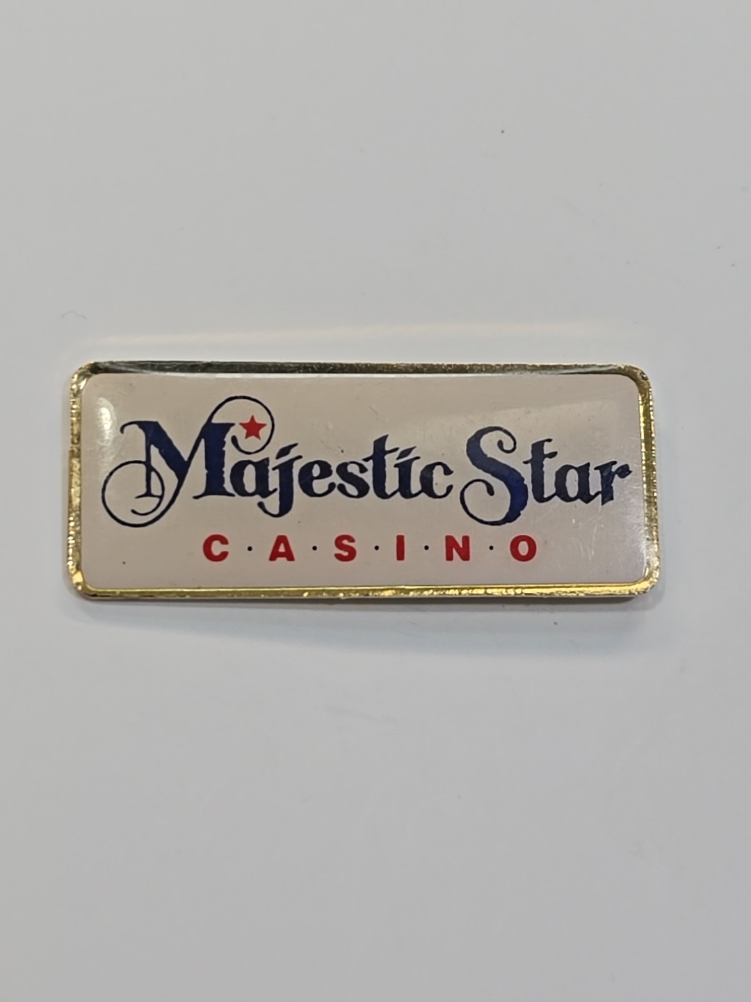 Majestic Star Casino Lapel Pin Lake Michigan Gary Indiana Closed 2021