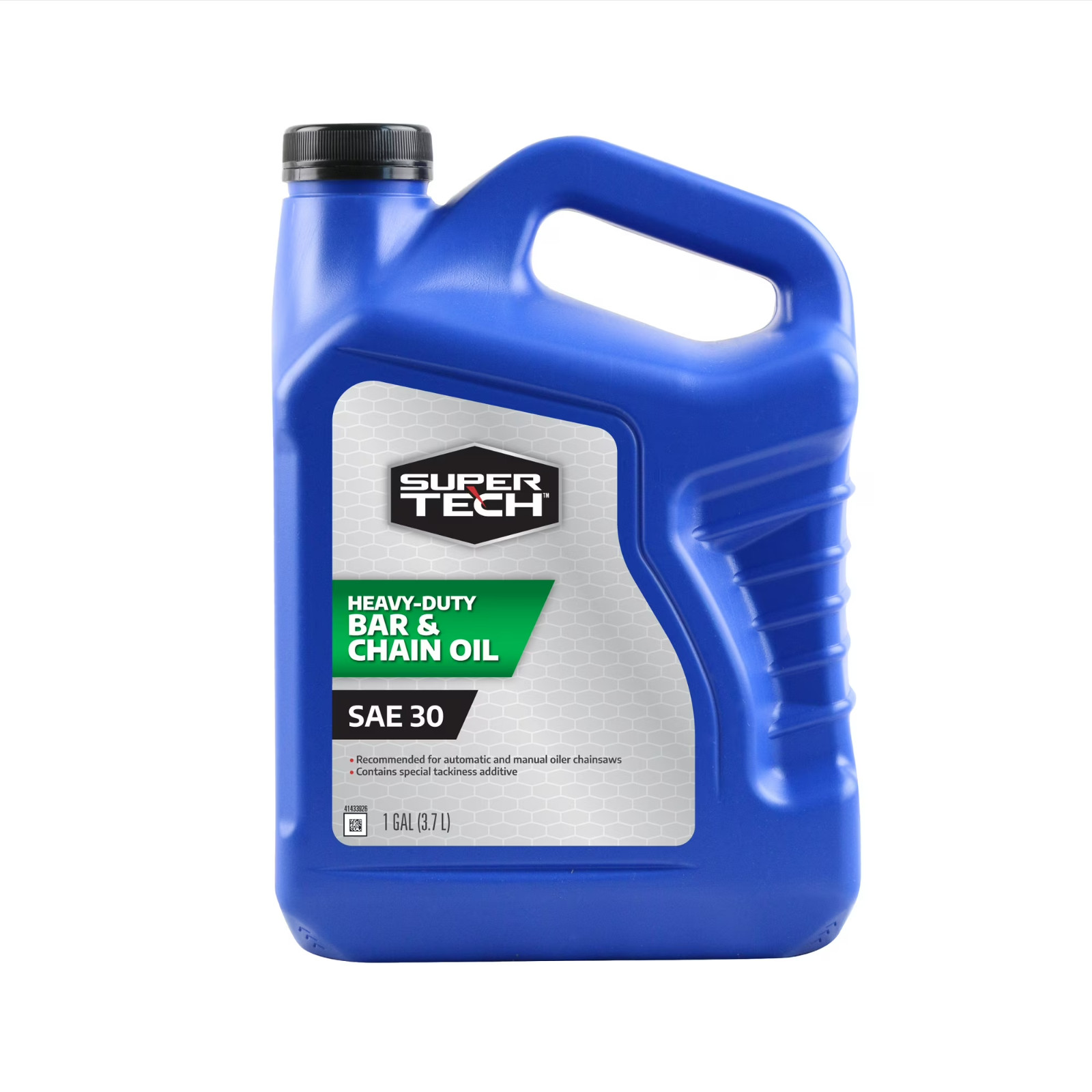 Super Tech Bar and Chain Oil 1 Gallon SAE 30 Chainsaw Lubricant Heavy Duty