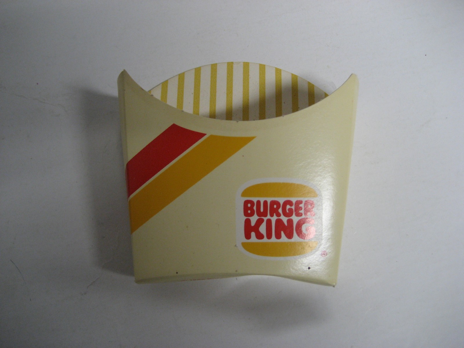 Vintage Burger King fry carton 1985