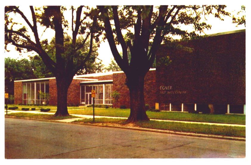 Egner Fine Arts Center Performing Arts Findlay College Findlay Ohio OH Postcard