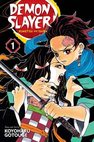 Demon Slayer: Kimetsu no Yaiba, Vol. 1 - Paperback - VERY GOOD