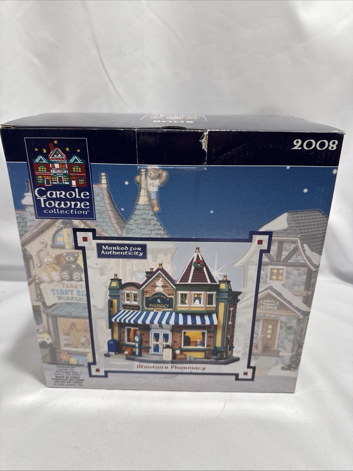 Lemax Carole Towne Corado’s Grocery 2008 Light Up Victorian Village w/ Box