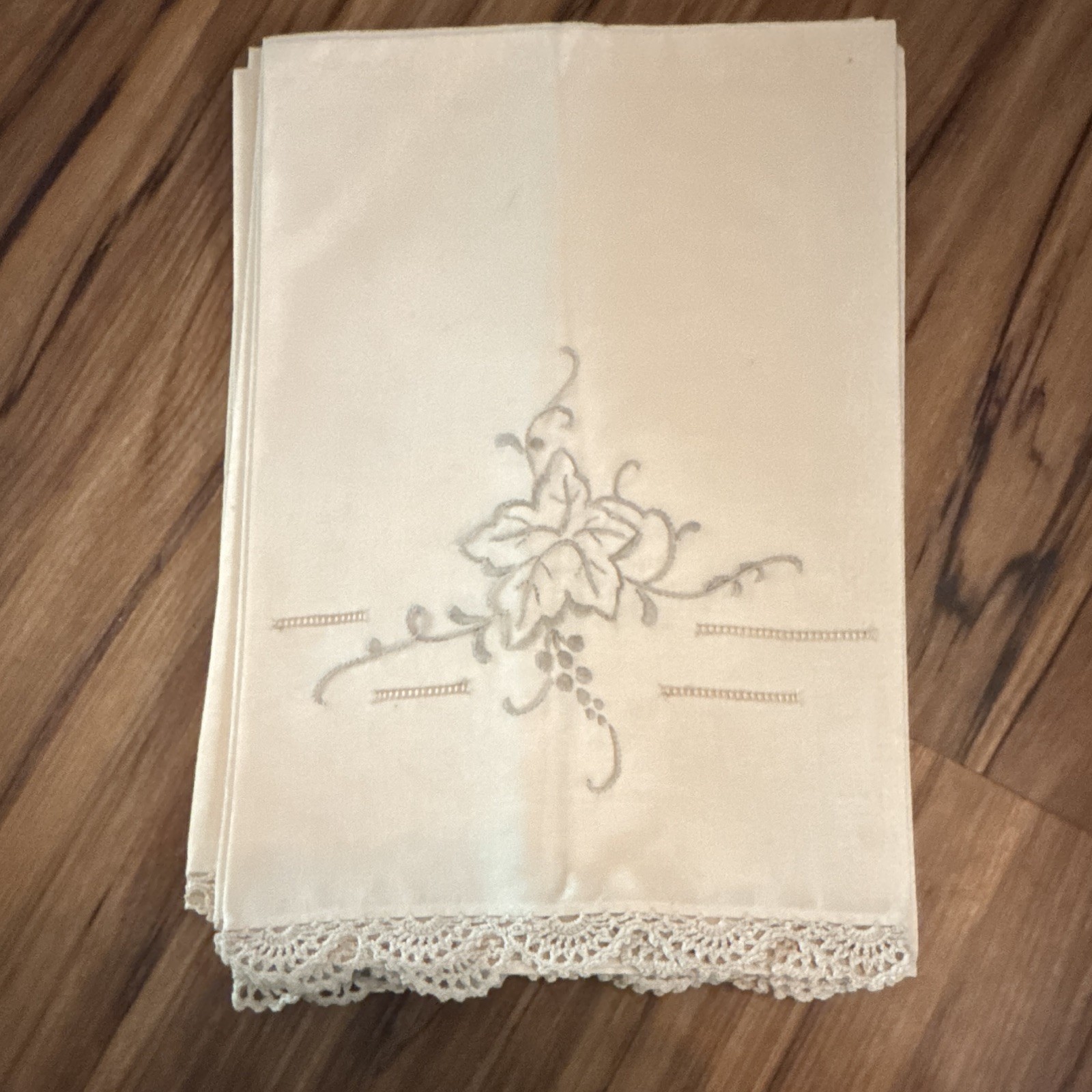 Vintage Hand Stitched Dish Towels Set Of 6 Vintage Hand Stitched Dish Towels Set Of 6