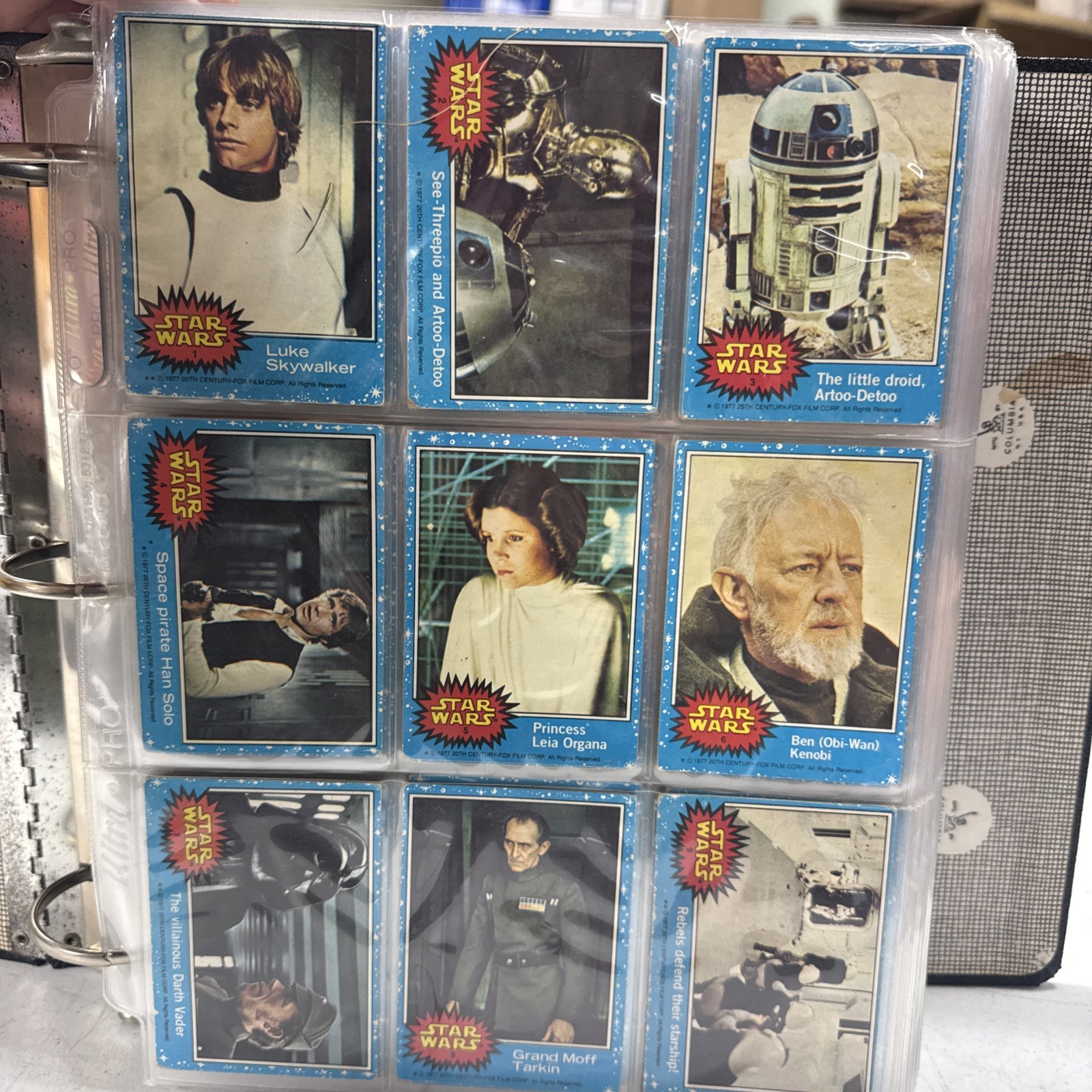 1977, 1980, 1983 Topps Stars Card 1977 Complete + Star Files +Empire Stikes Back