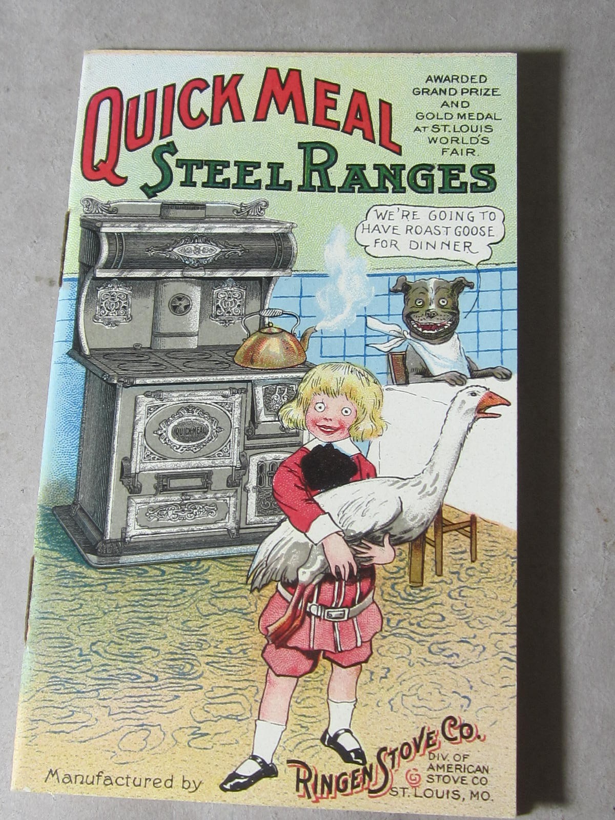 Rare 1905 Buster Brown Quick Meal Gasoline Stoves Catalog Advertising 