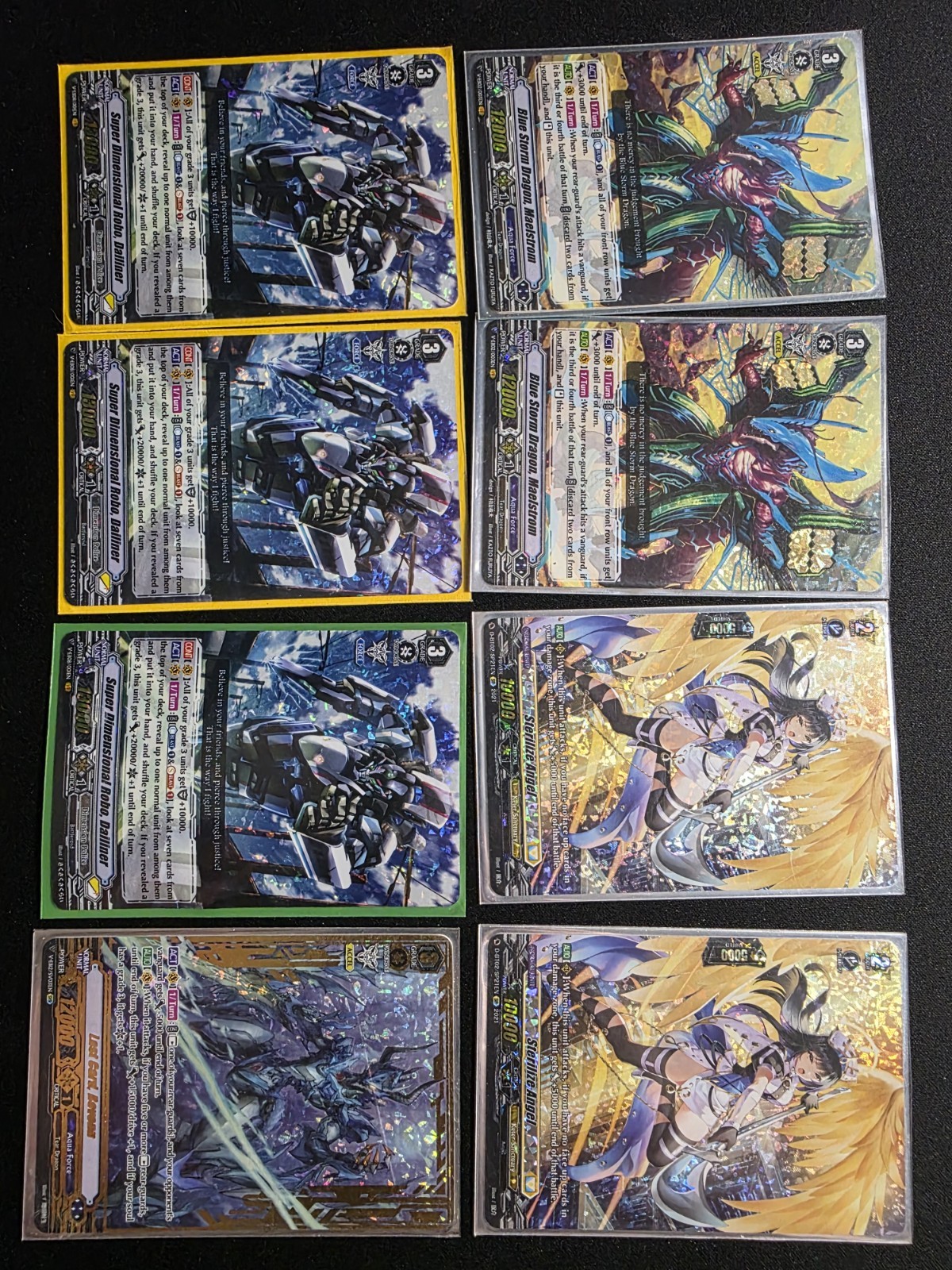 51 Cardfight Vanguard Foil SP VR SVR Lot Maelstrom Revonn Dailiner English