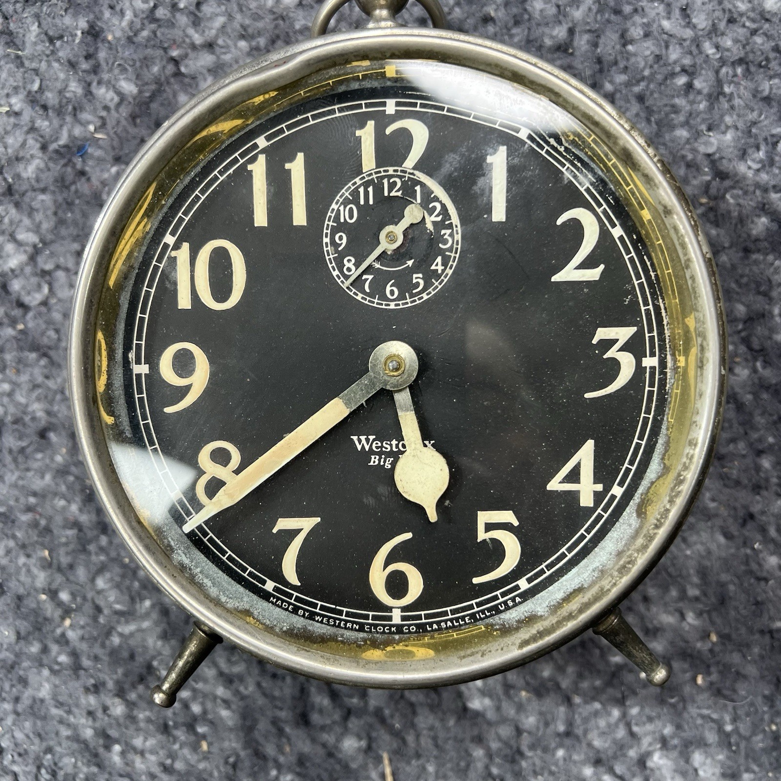Westclox big ben luminous alarm clock works 1920s