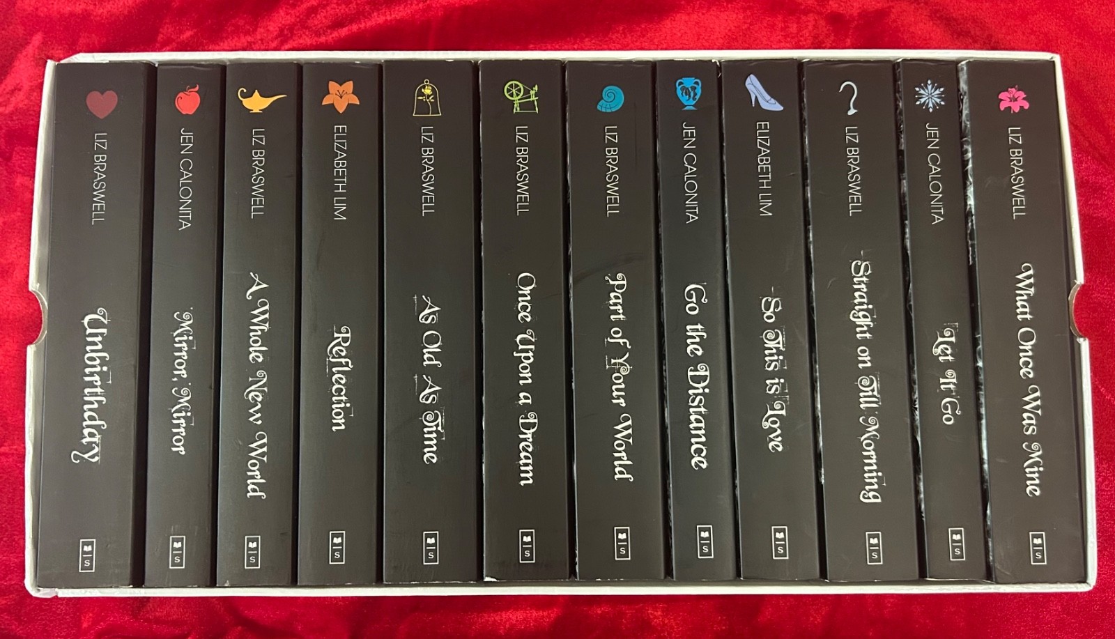 Disney Twisted Tales Hardcover Book set Braswell Lim Calonita - Lot Of 12