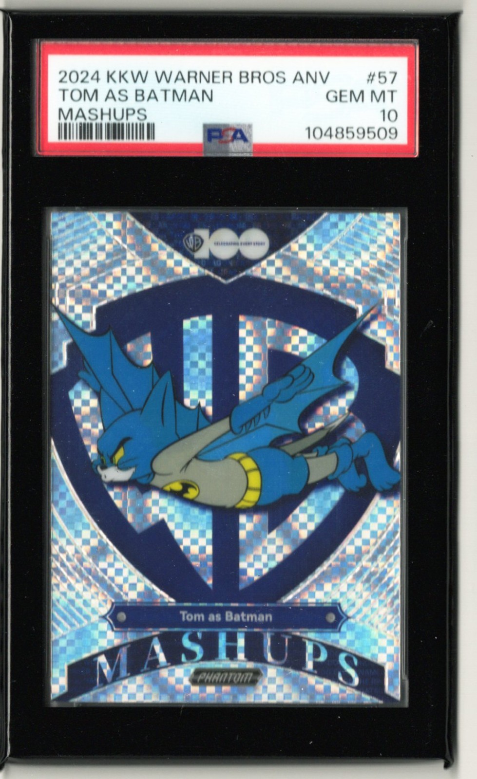 2024 Warner Bros Tom as Batman Mashups #246/599 PSA 10 2024 Warner Bros Tom as Batman Mashups #246/599 PSA 10