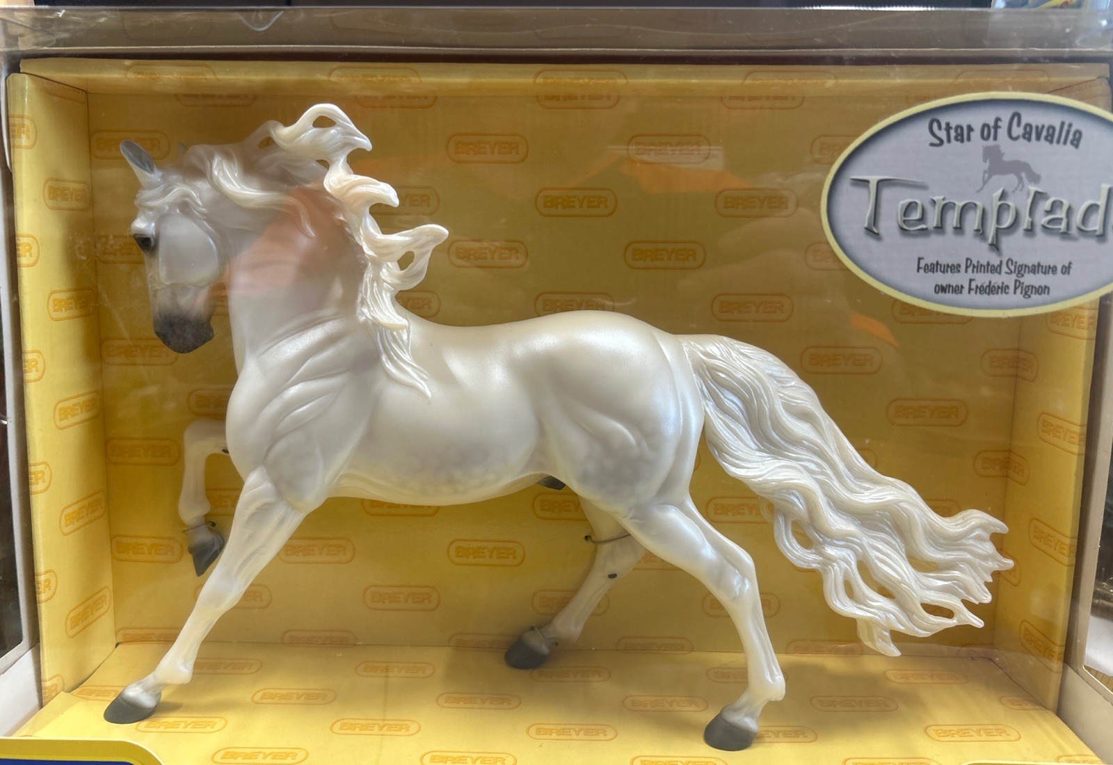 Breyer Horse #1244 Templado Pearl White Andalusian Stallion Frederic Pignon