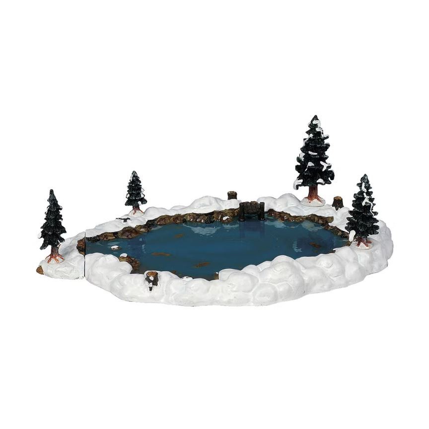 Lemax General Products Village Accessory Mill Pond Set Of 6 94387