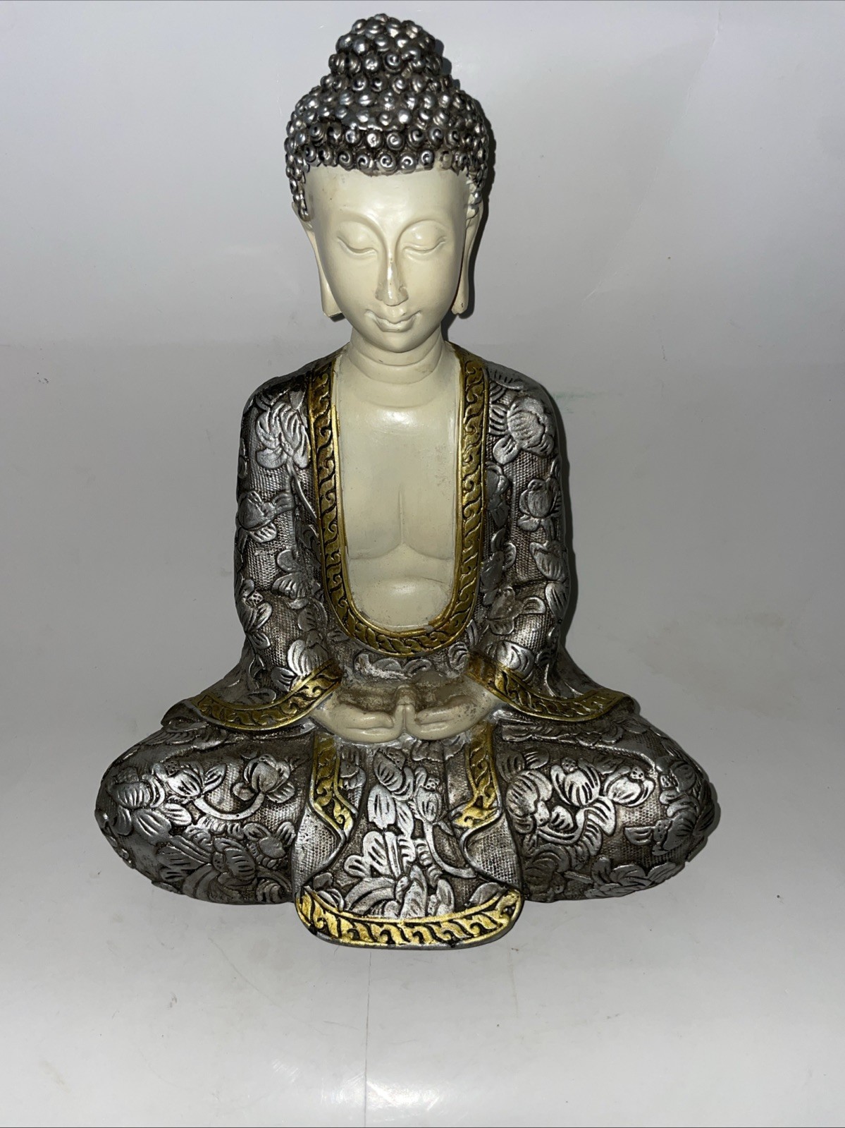 SINT Buddha Statues for Home Decor Zen Sitting Meditating Sculpture Buddha De...