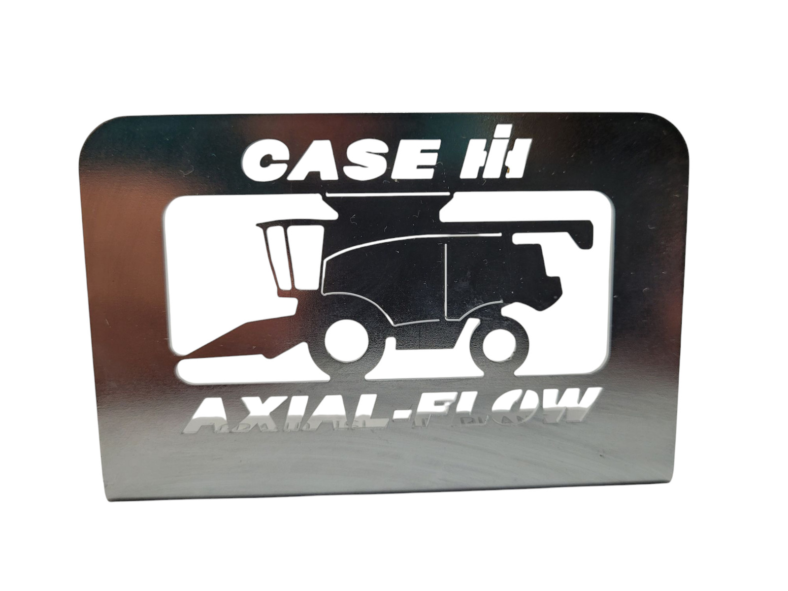 Case IH Desk Plaque Laser Cut Axial Flow Combine Metal Cut Grand Island Plant