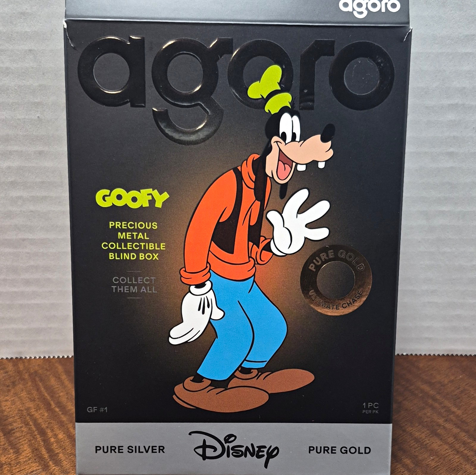 Agoro Disney Goofy Shaped  Pure Silver Precious Metal Collectible #339