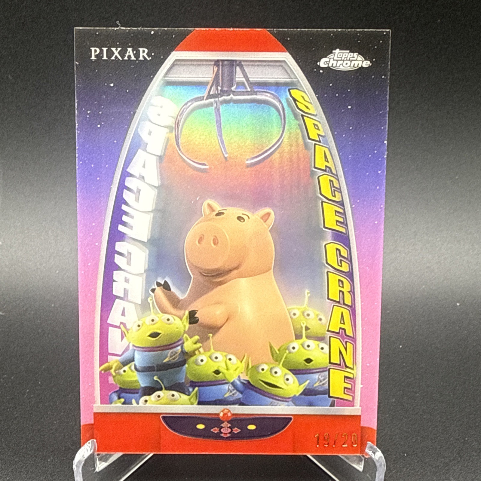 2025 Topps Disney Pixar 30 Years of Toy Story HAMM Space Crane SHADOWBOX /20