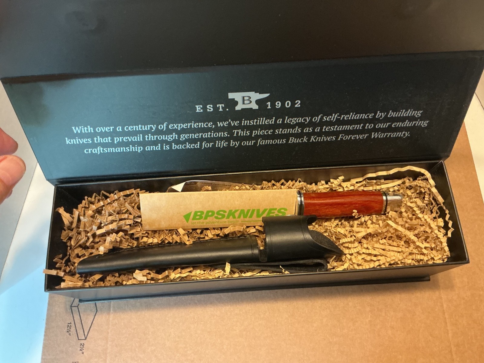 Buck 105 Pathfinder, limited run D2 blade, new in box