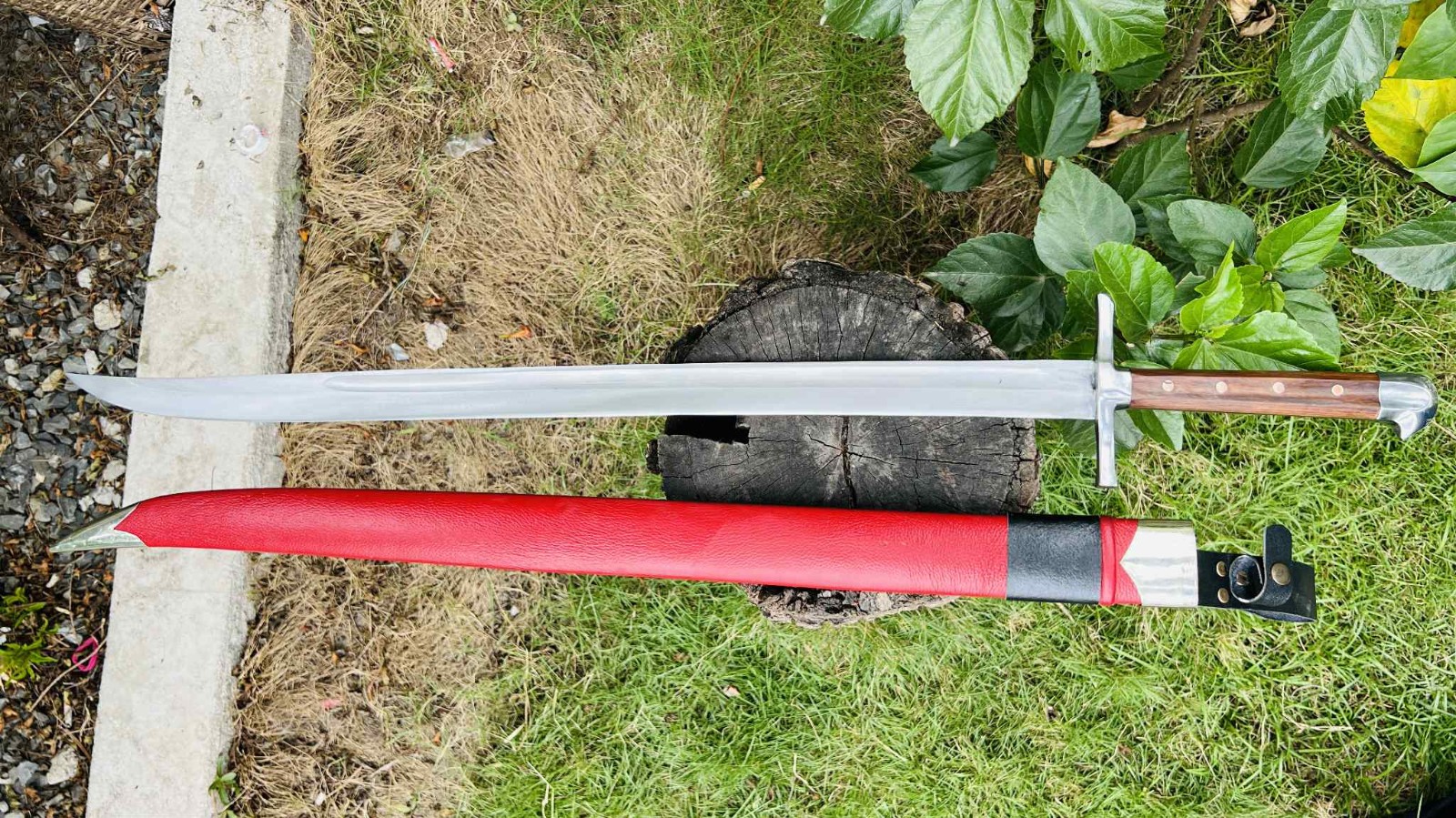 Hand Forged Messer Sword - 27.5