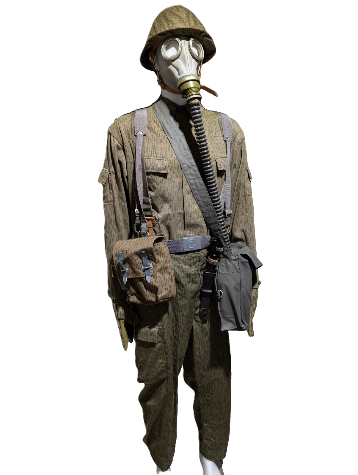 East German DDR Strichtarn Soldier Kit - m56 Uniform & Field Gear (Full Pack) East German DDR Strichtarn Soldier Kit - m56 Uniform & Field Gear (Full Pack)