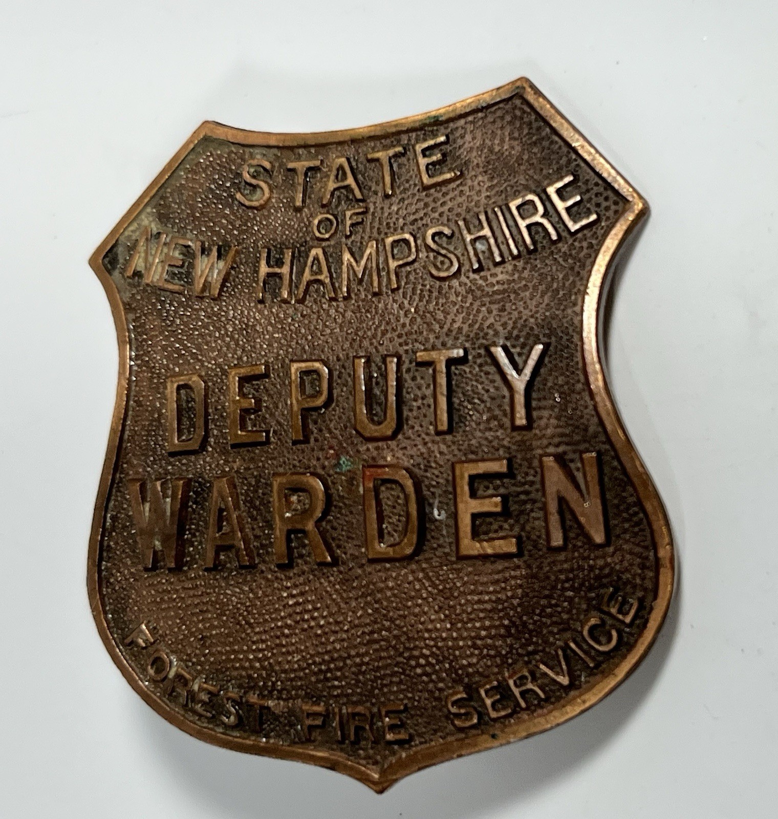 Vintage 1930’s State of New Hampshire Deputy Warden Forest Fire Service Pin