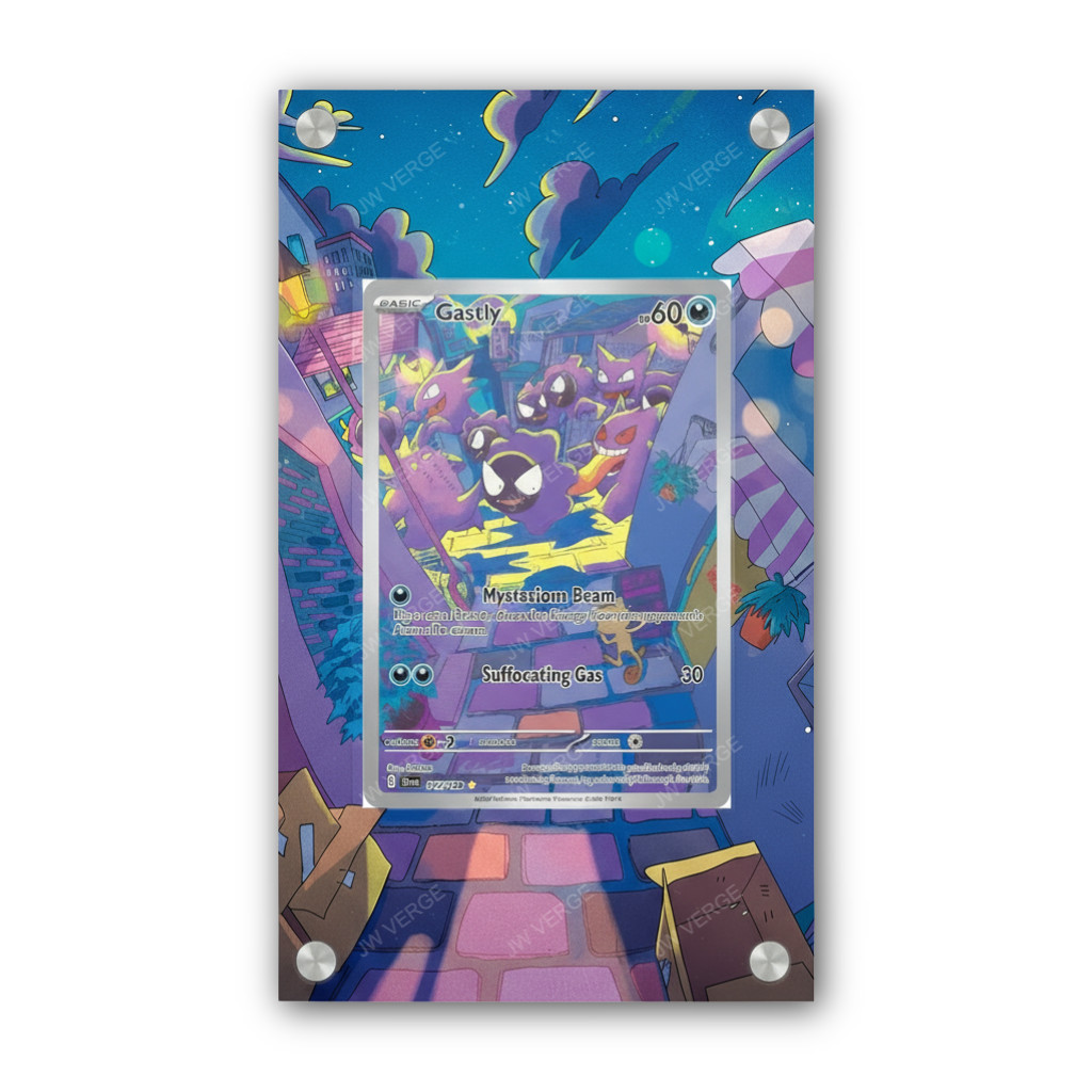 Gastly 177/162 - Exclusive Pokémon Extended Artwork Display Case