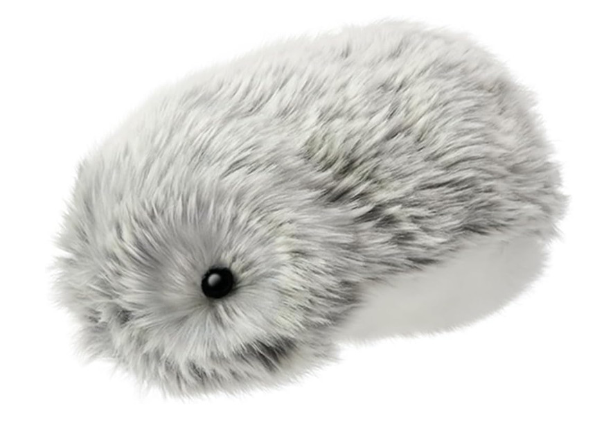 Moflin Plush Toy AI Pet Communication Robot Silver PE-M10SR 100V NEW from Japan