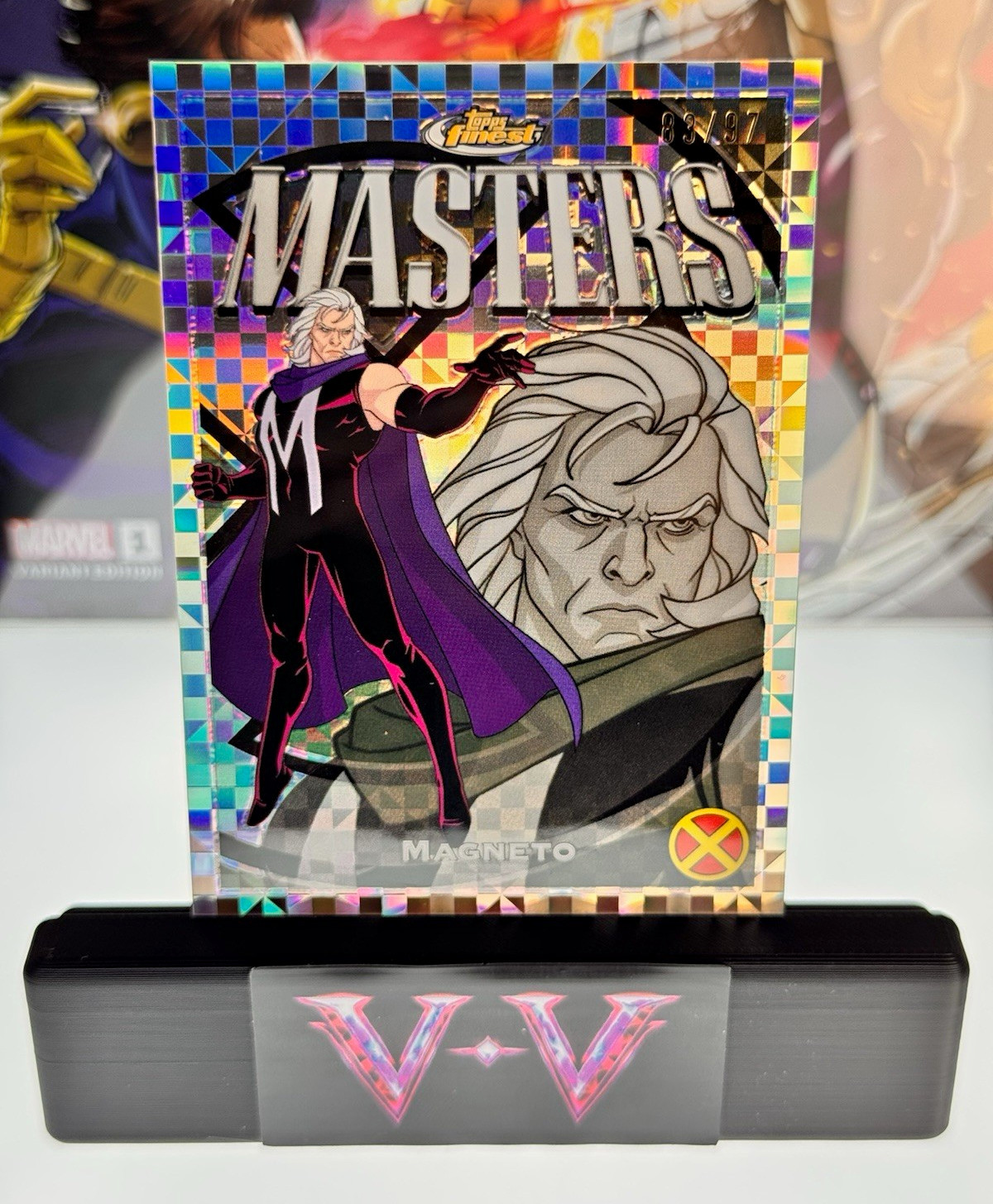 Magneto Topps Finest X-Men 97 2025 Masters Checkers /97