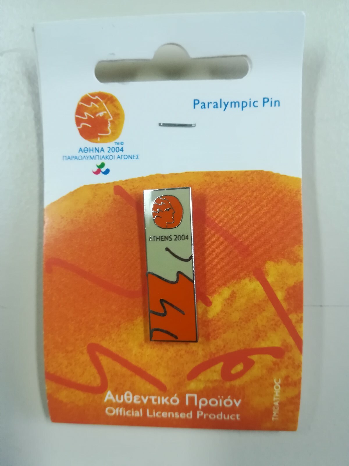 GREECE 2004 ATHENS PARAOLYMPIC, NEW, PIN, OFFICIAL SOUVENIR 