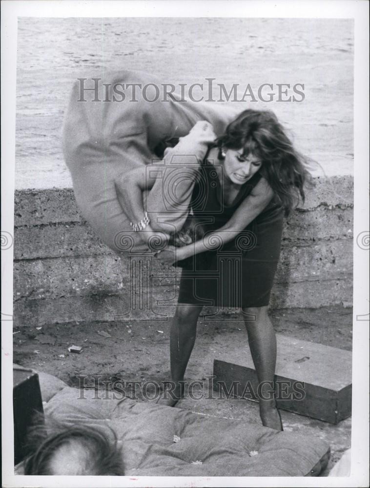 1960 Press Photo Sophia Loren Peter Sellers Film Actors The Millionairess