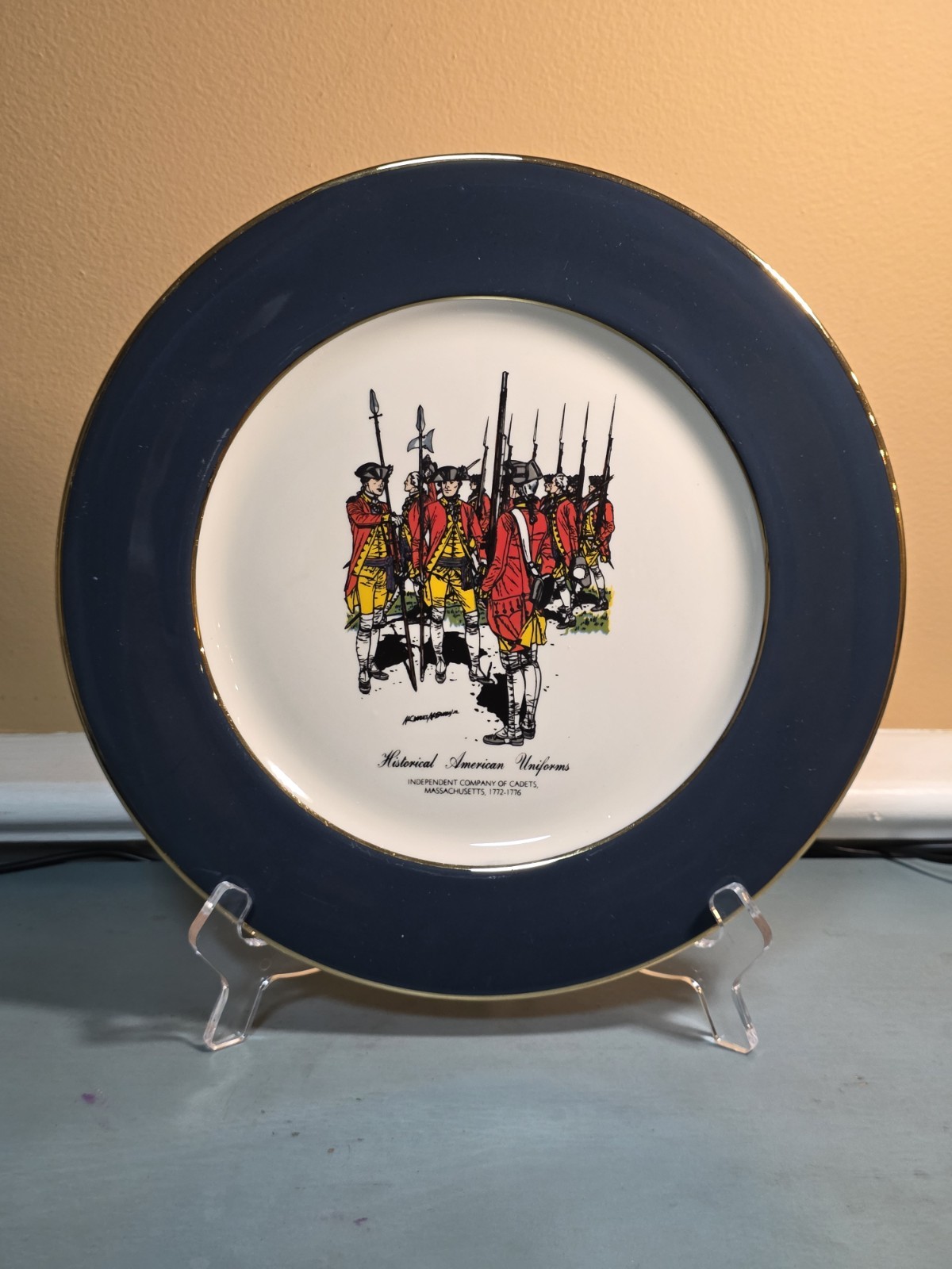 Historical American Uniform  Plate Independent Compny od Cadets 