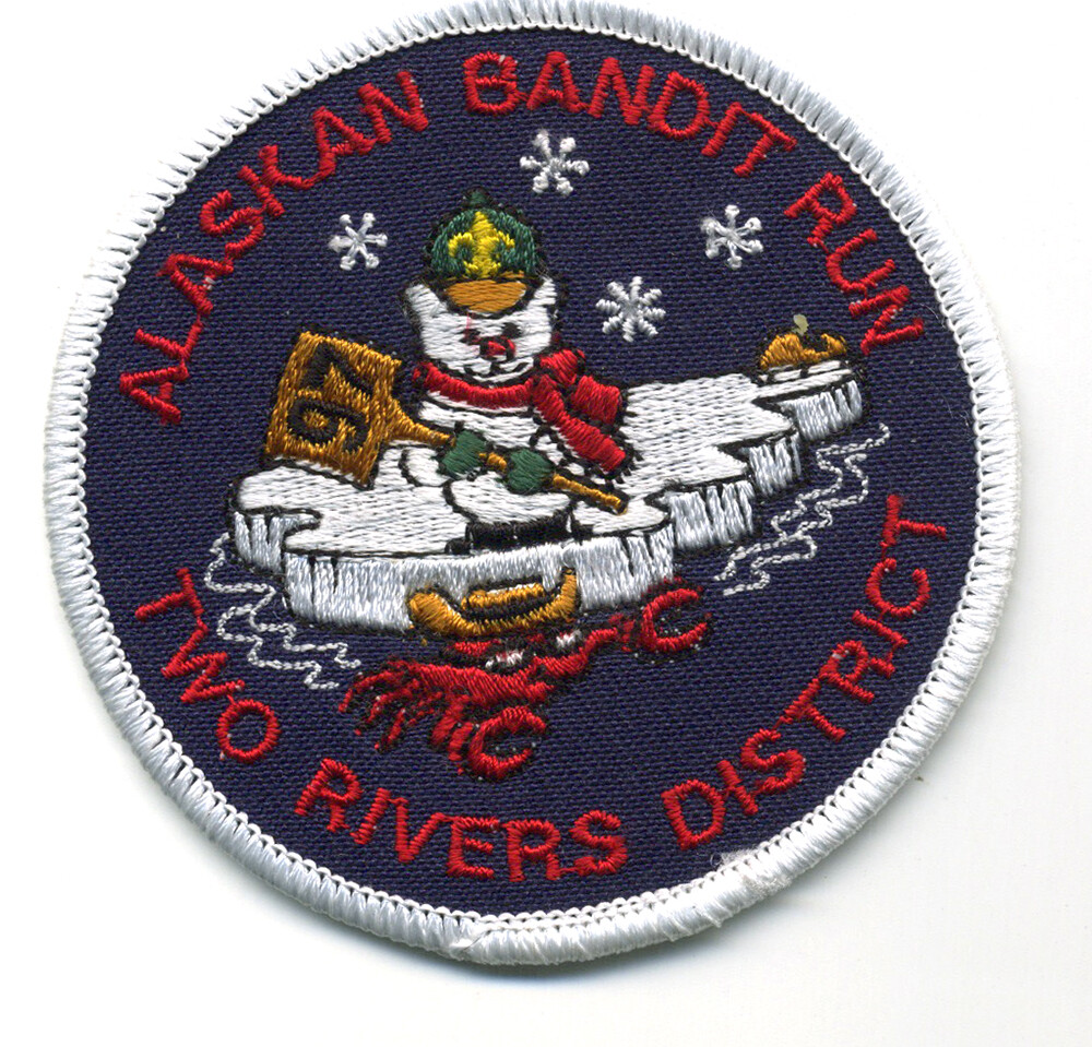 Two Rivers District 1997 Alaskan Bandit Run Boy Scout Patch