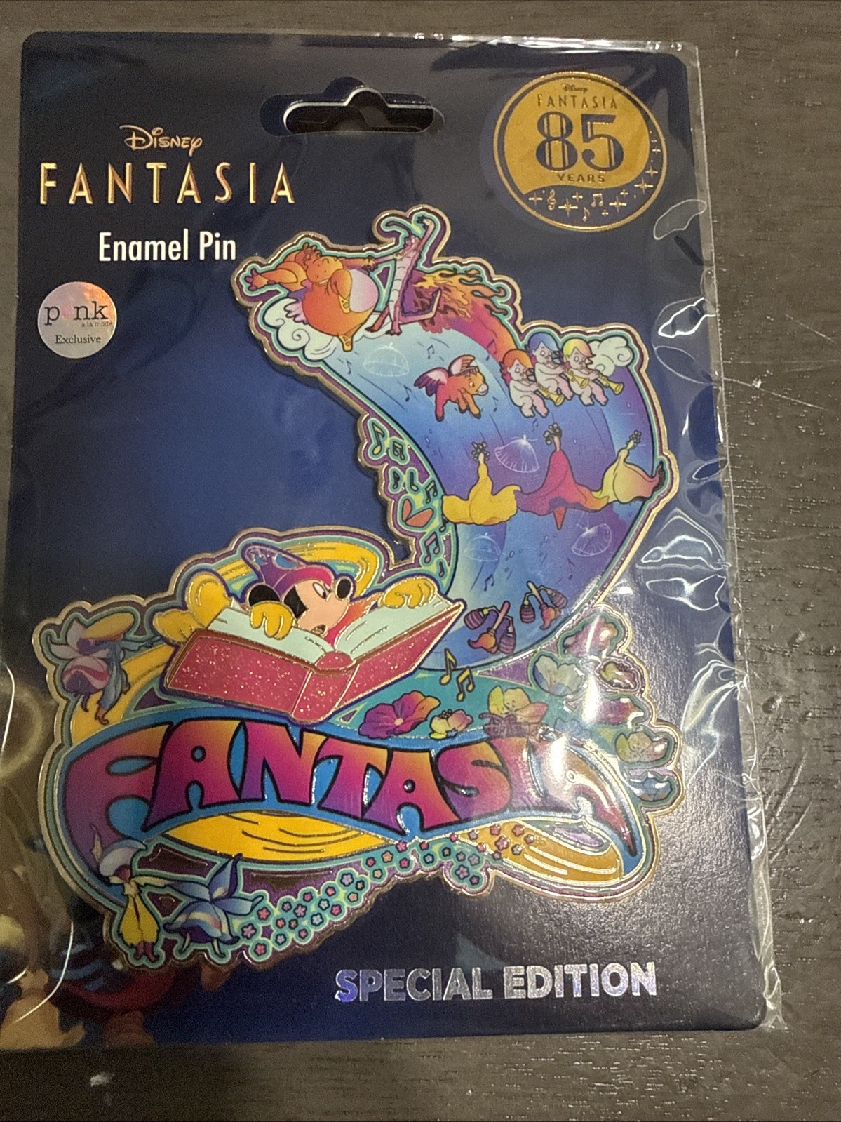 Disney PALM - Sorcerer Mickey - Symphony of the Sea - Fantasia - Jumbo Pin