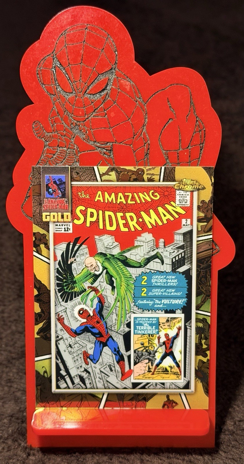 2024 Topps Chrome Marvel Spider-Man Gold Insert #SG-5